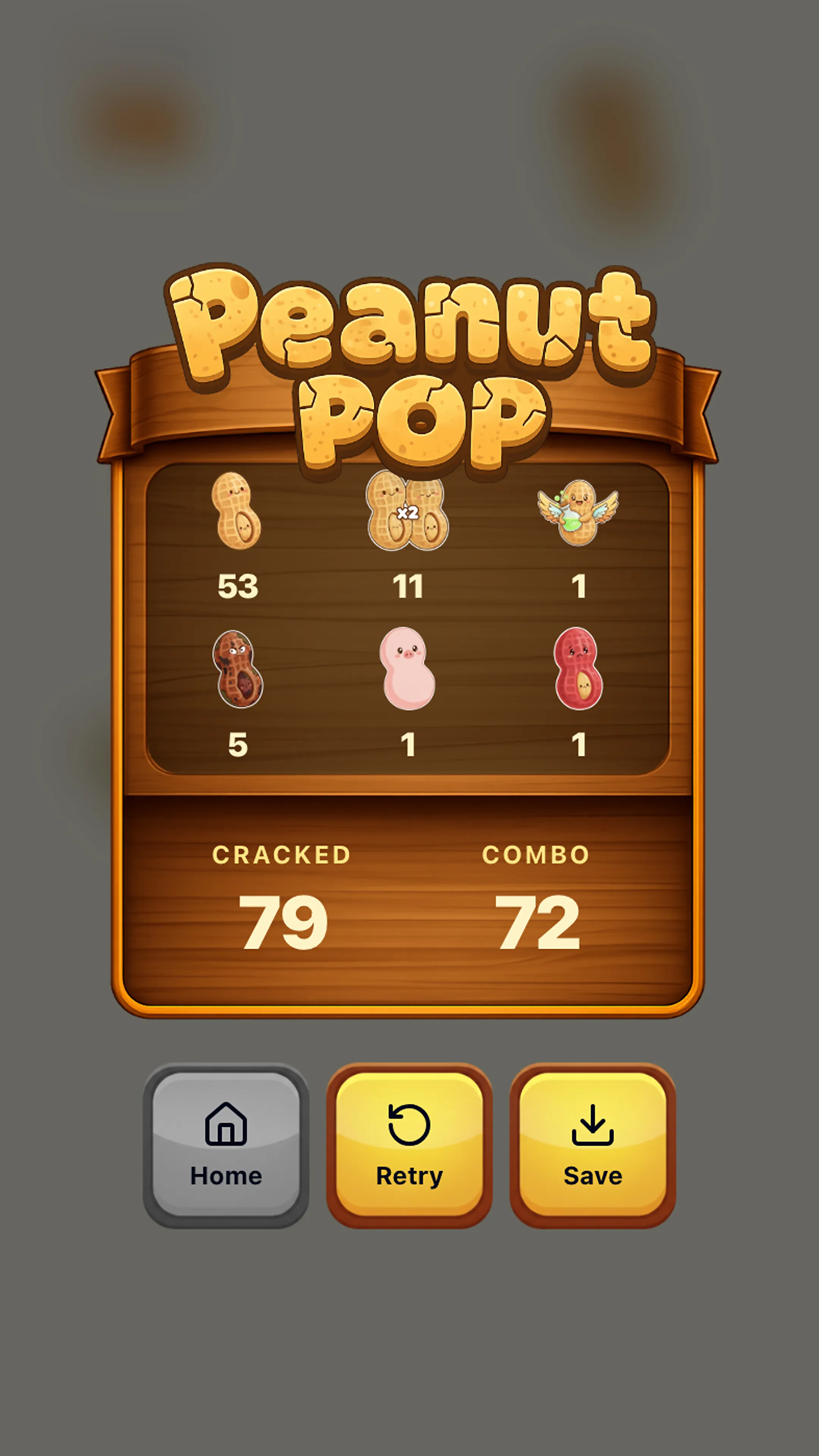 Peanut Pop 게임 화면